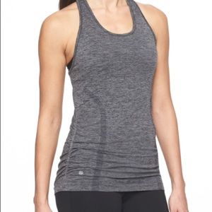 Athleta Speedlight Tank Top Blue Workout Yoga Run Seamless size XS